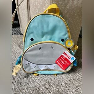 Skip Hop Kids Backpack - Aqua, Gray & Yellow Accents